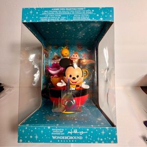 NWT. Disney  WDW 50th Kingdom Of Cute Wonderground Teacups Figurine Disney Parks